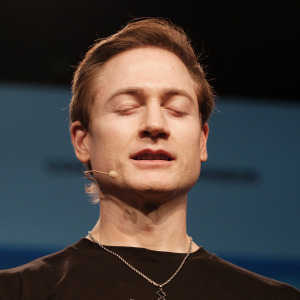 Bryan Johnson looks a little sleepy at the "Don't Die with Bryan Johnson" event at SXSW in Austin in 2025..