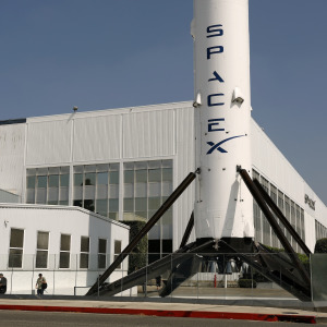A photo of SpaceX