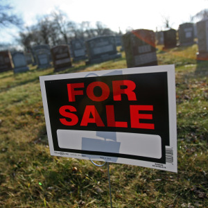 Cemetery plots can be hard to offload, but once you do, it can be a windfall.