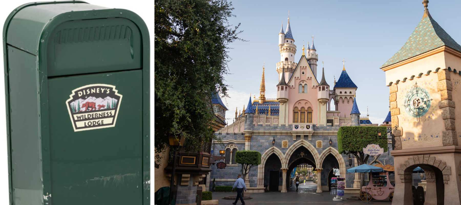 trash can and disneyland
