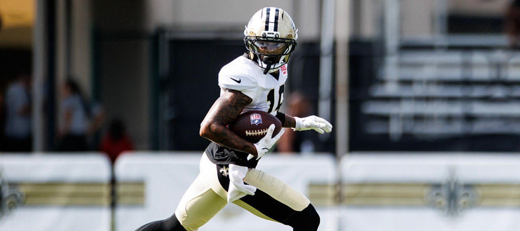 Barion Brown #19 of the New Orleans Saints