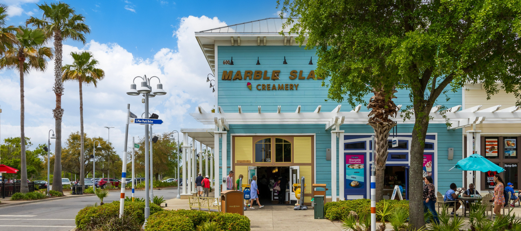 An ice cream shop in Panama City, Florida.