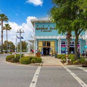 An ice cream shop in Panama City, Florida.