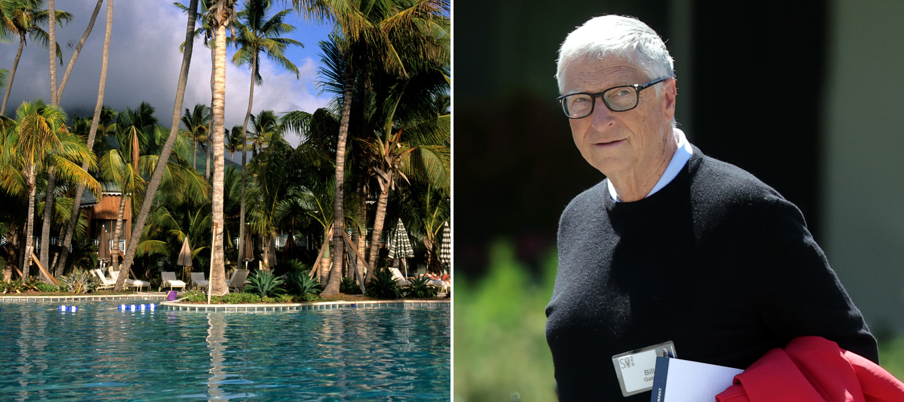 Bill Gates's company owns a majority stake in Four Seasons resorts like this one in Nevis.