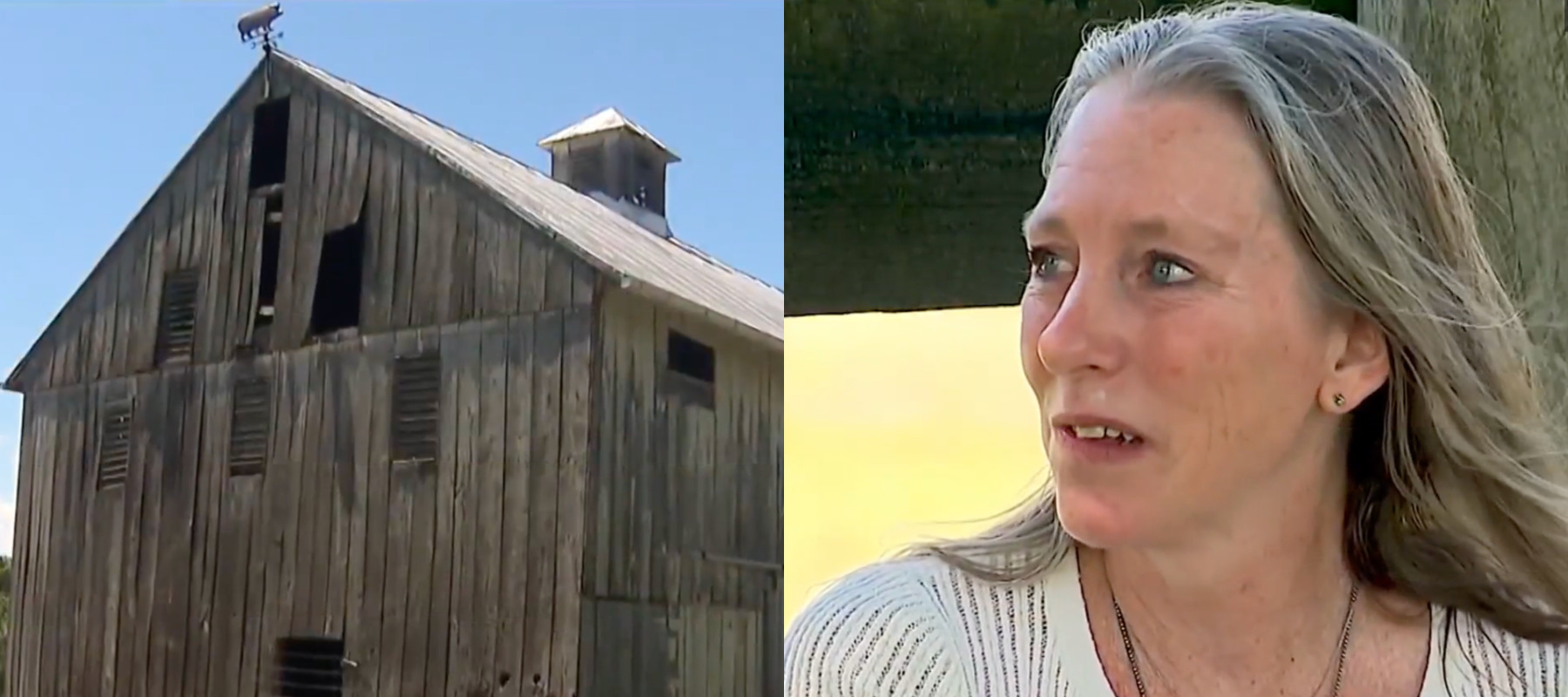 Bevin and barn