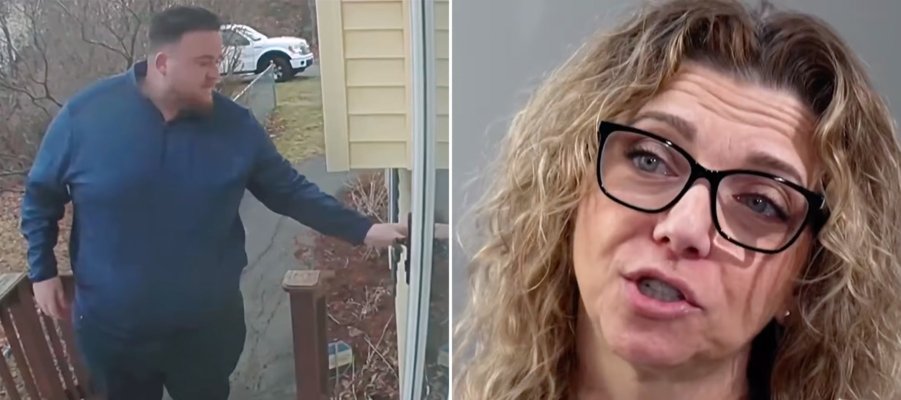 Two columns featuring the contractor named Jason, left, and Liz Pereira, the homeowner.