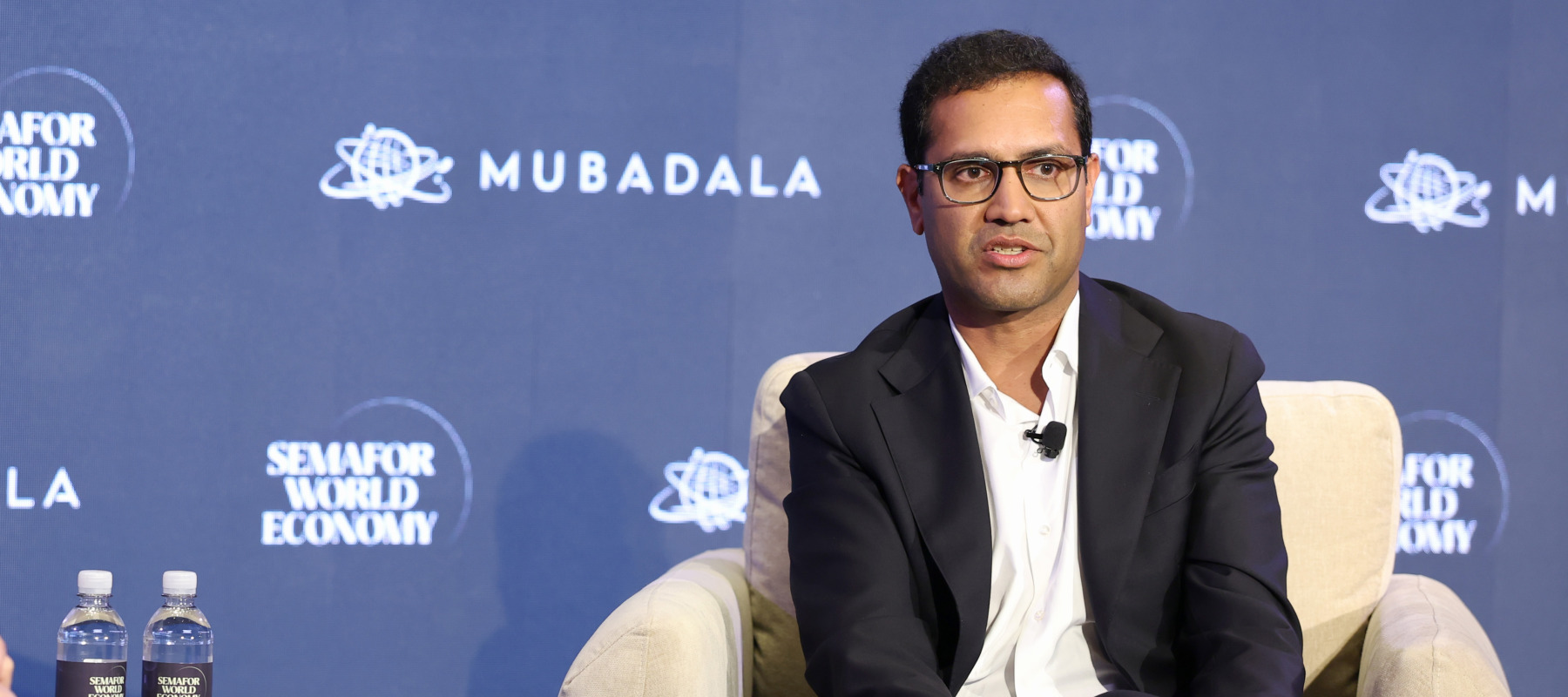 Vishal Garg (Founder and CEO - Better) speaks on stage during Semafor World Economy 2026 in April.