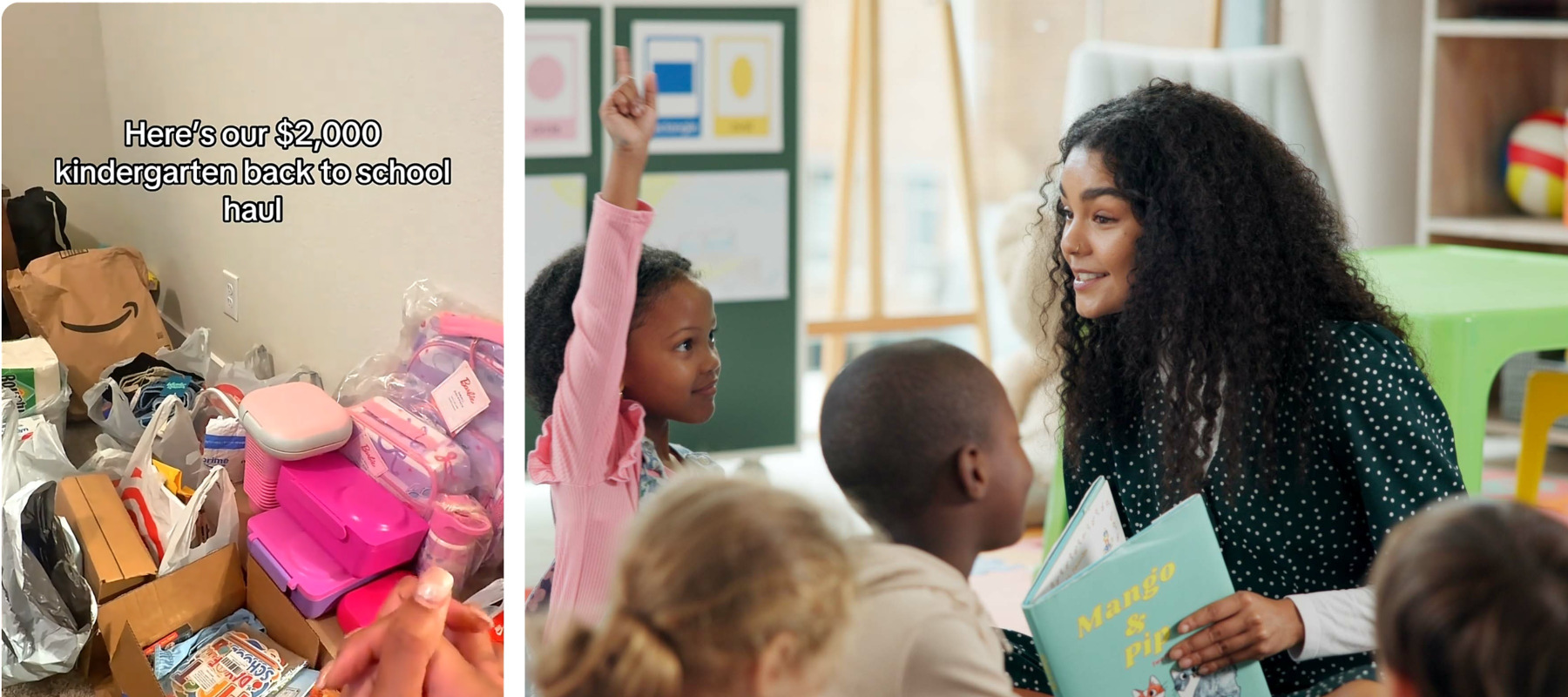 Back-to-school shopping is running into the four figures for some families.