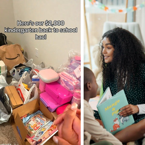 Back-to-school shopping is running into the four figures for some families.