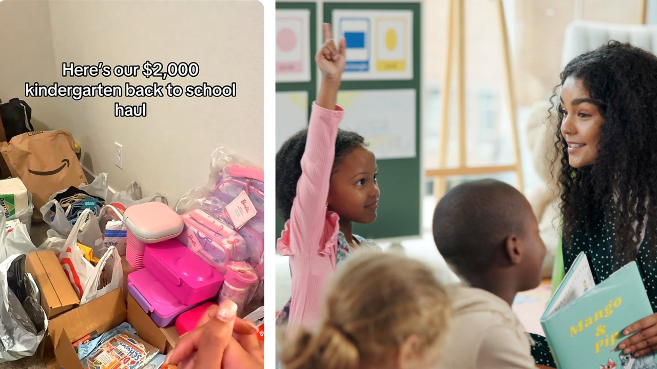 One mom spent $2,000 on her kindergartner's back to school haul — that's not actually so far above average