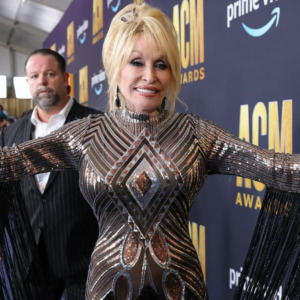 Dolly Parton attends the 57th Academy of Country Music Awards at Allegiant Stadium