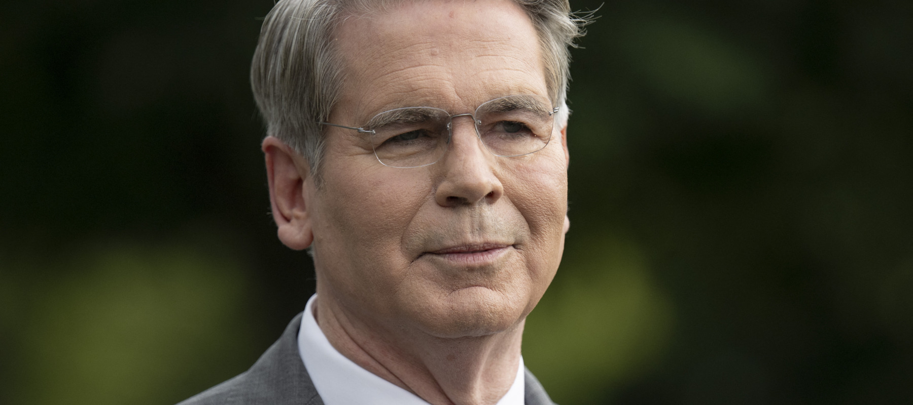 US Secretary of Treasury Scott Bessent speaks to the press outside the West Wing of the White House in Washington, DC, on August 20.