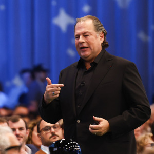 Salesforce CEO Marc Benioff delivers the keynote address at the start of the Dreamforce conference at the Moscone Center in San Francisco.