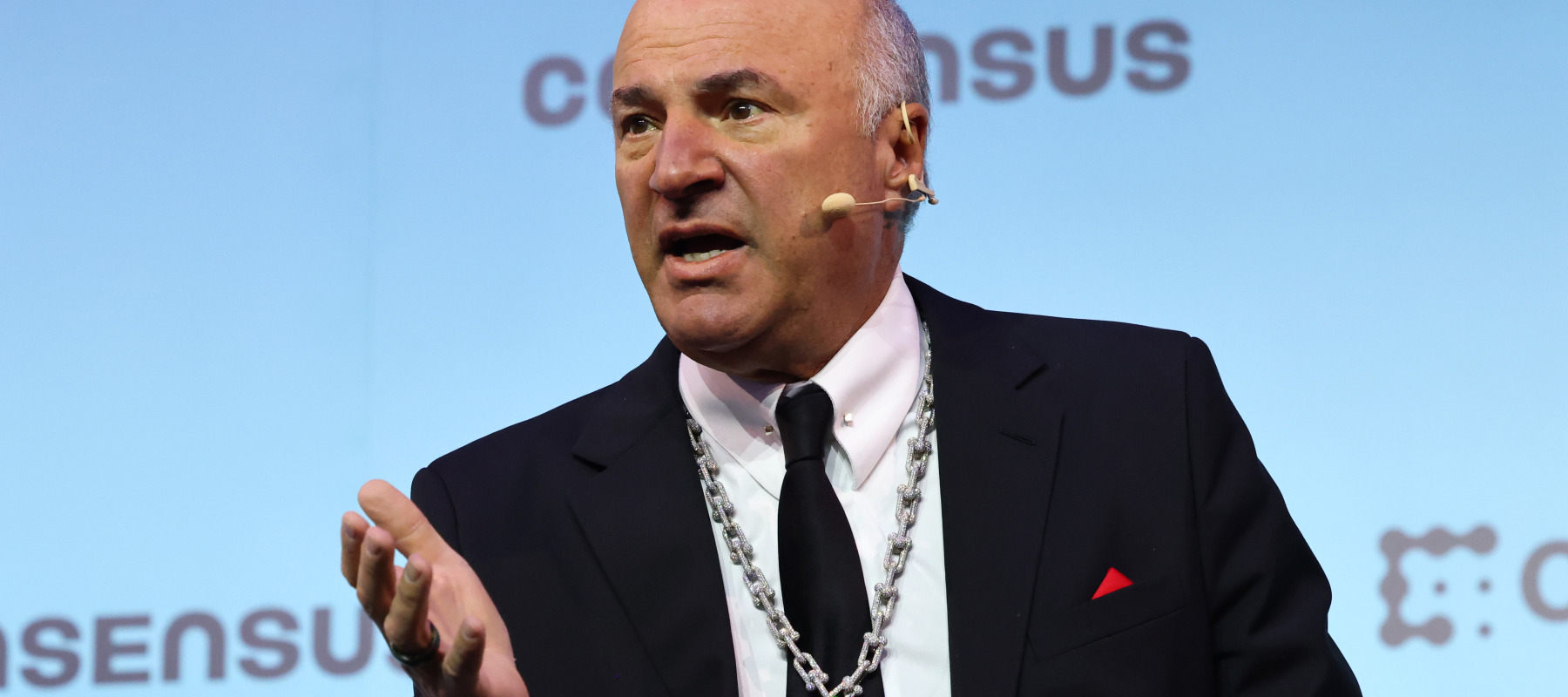 Kevin O'Leary attends Consensus Miami 2026 at Miami Beach Convention Center.