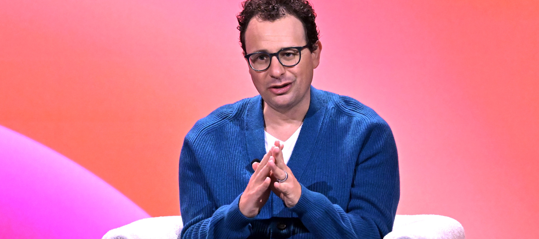 Anthropic co-founder and CEO Dario Amodei speaks at an event in 2025.