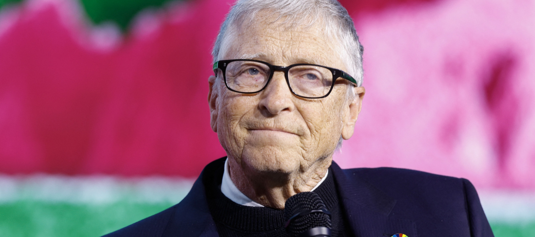 Microsoft co-founder Bill Gates talks during the Gates Foundation's first global Goalkeepers event in the Nordics, which is being held in Stockholm, Sweden, on January 22, 2026.