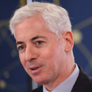 US hedge fund manager Bill Ackman, CEO of Pershing Square Capital Management, speaks during the 29th annual Milken Institute Global Conference.