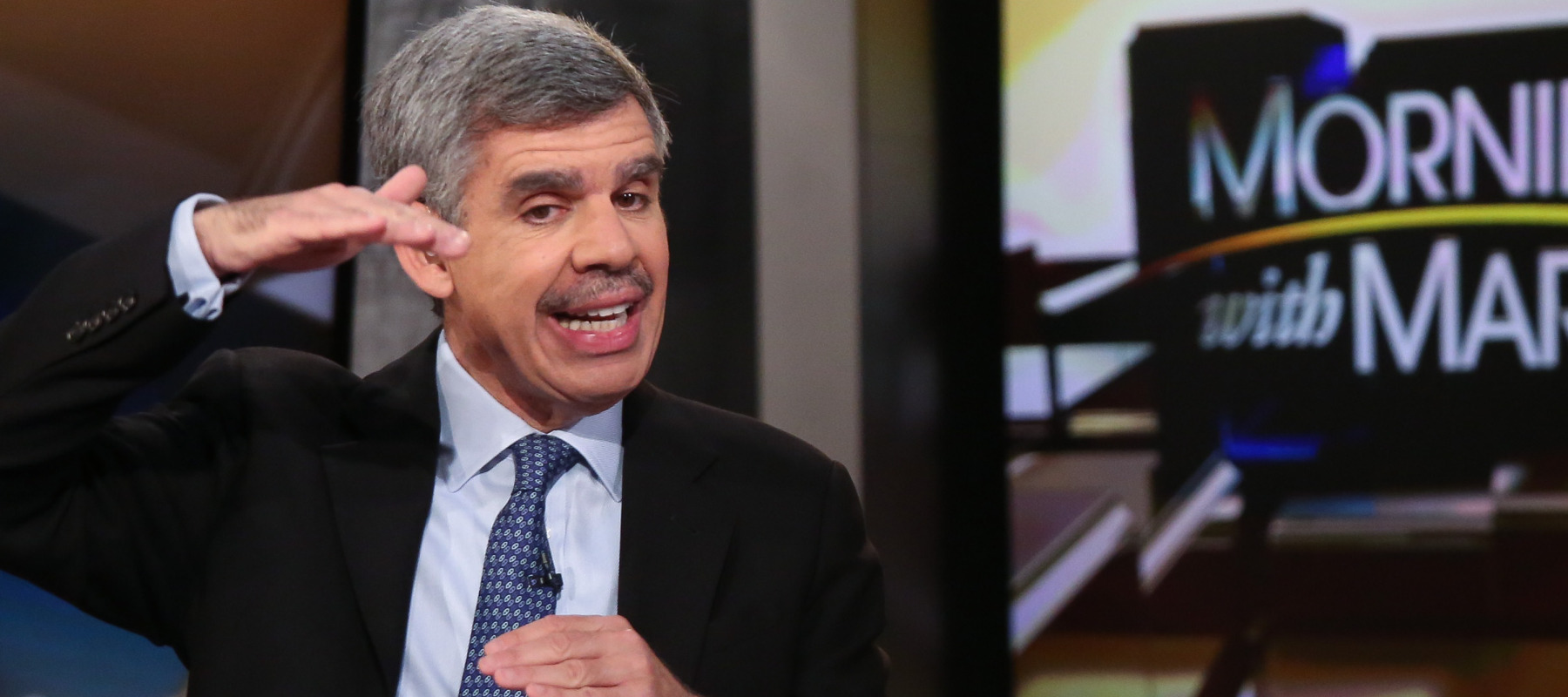 Mohamed El-Erian appears on a segment of "Mornings With Maria" in 2016.