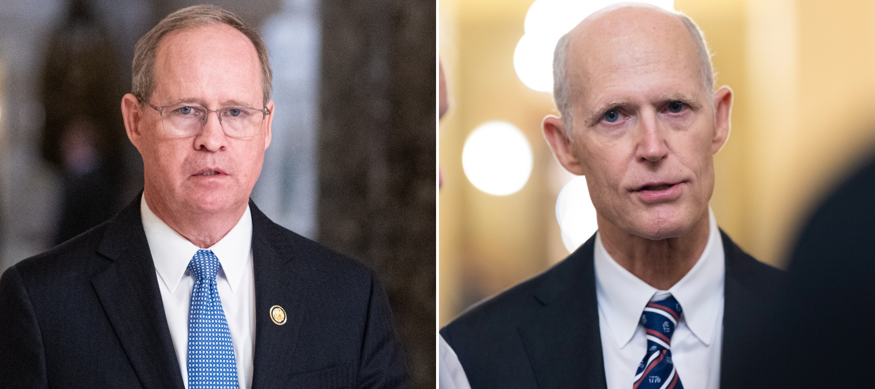 Co sponsors of the Senior Citizens' Freedom to work act, Rep. Greg Murphy, R-N.C., and Sen. Rick Scott, R-Fla