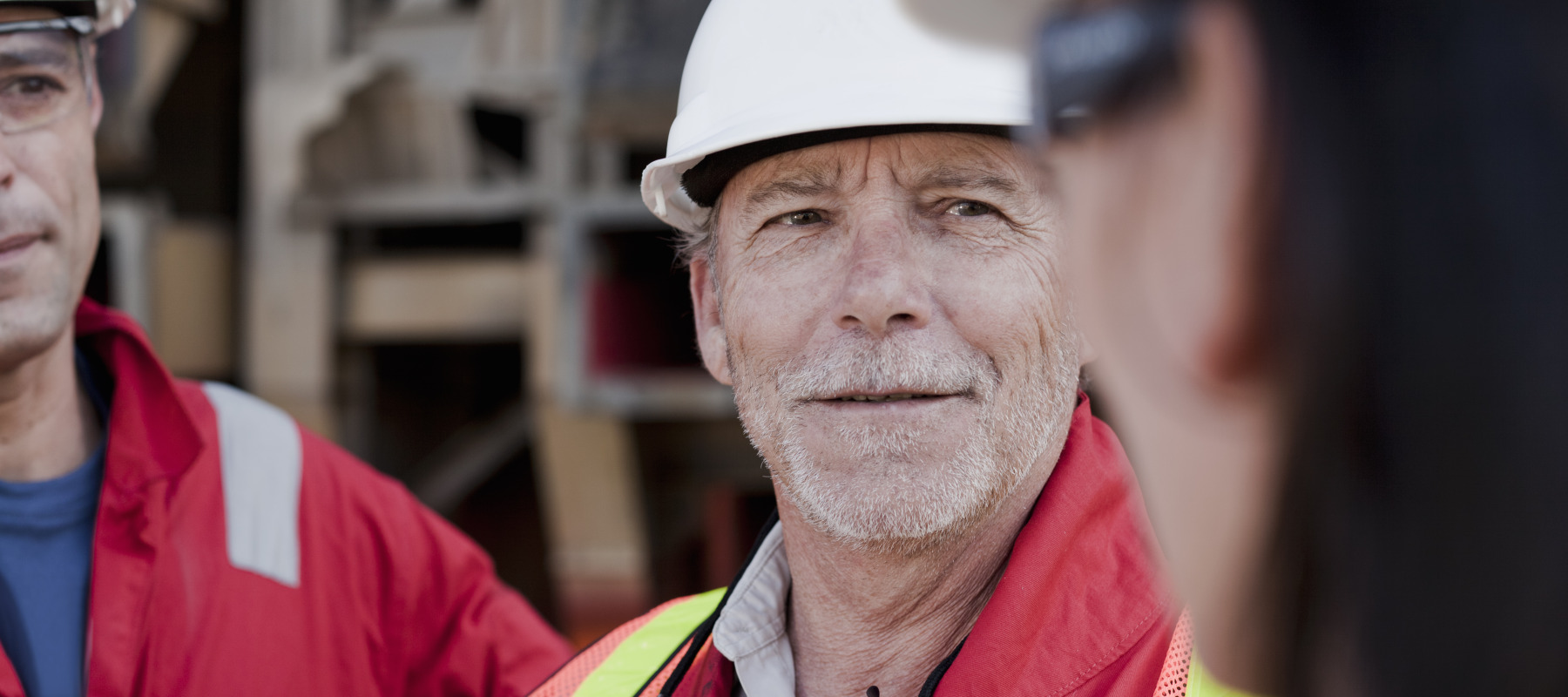 Middle age construction worker