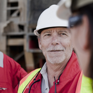 Middle age construction worker