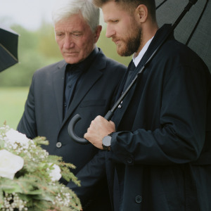 Family mourns loved one at funeral