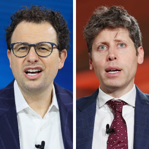 Dario Amodei, CEO of Anthropic and Sam Altman, CEO of OpenAI
