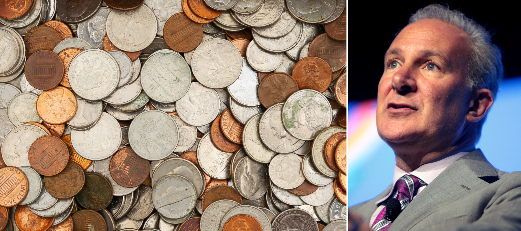 Peter Schiff says there's a fortune hiding in small coins. There's just one problem.