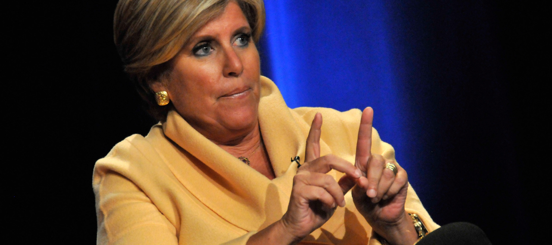 Suze Orman attends the "Made Visible: Women, Children &amp; Poverty in America" panel discussion.