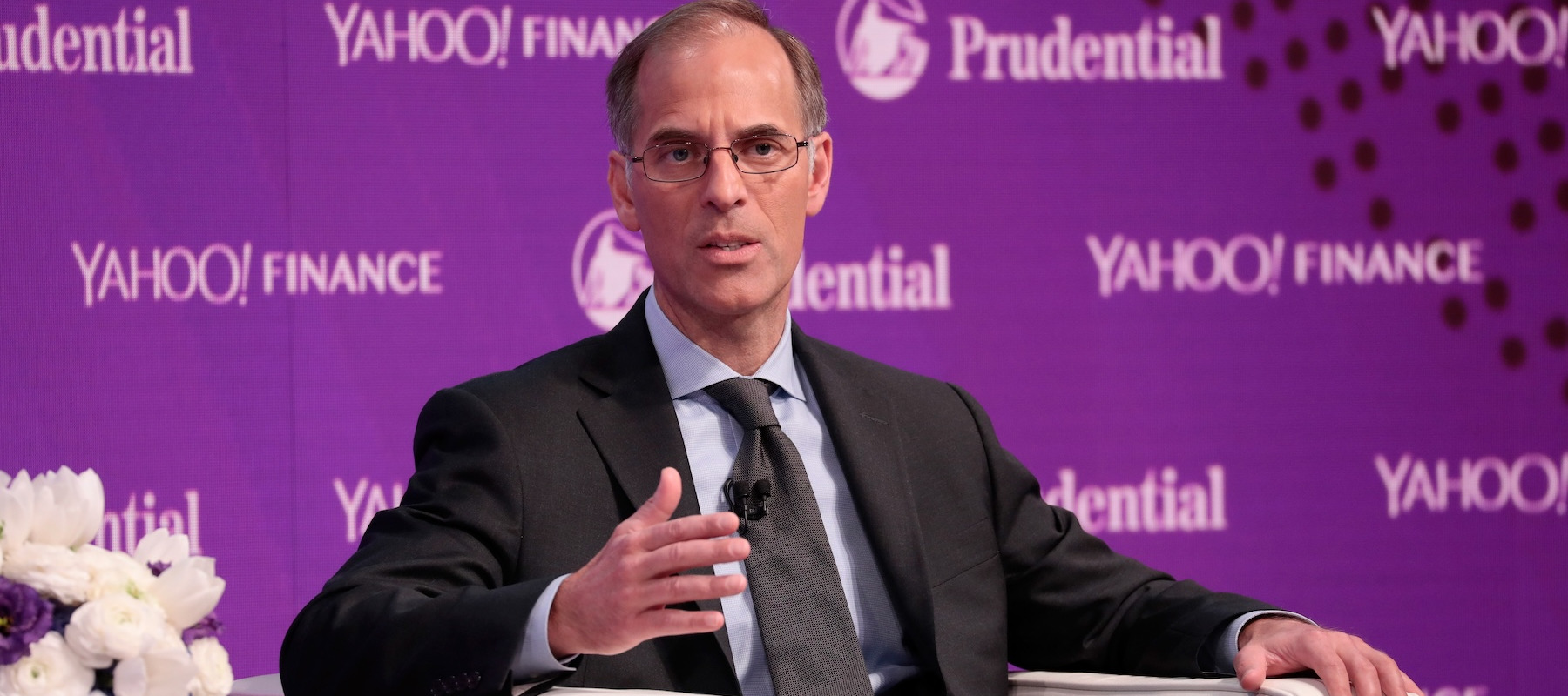 Mark Zandi speaking at an event in New York City.