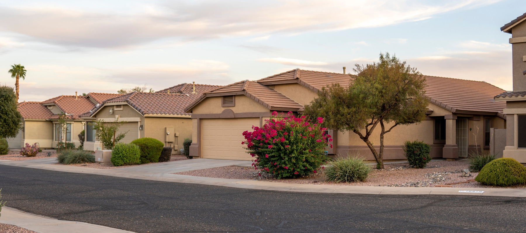 Row of houses in Arizona