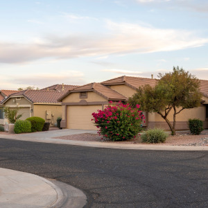 Row of houses in Arizona