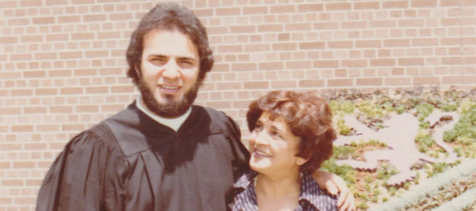 A young Kevin O'Leary with his mother, Georgette Bookalam
