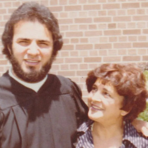 A young Kevin O'Leary with his mother, Georgette Bookalam