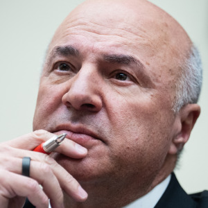Kevin O'Leary deep in thought during a hearing