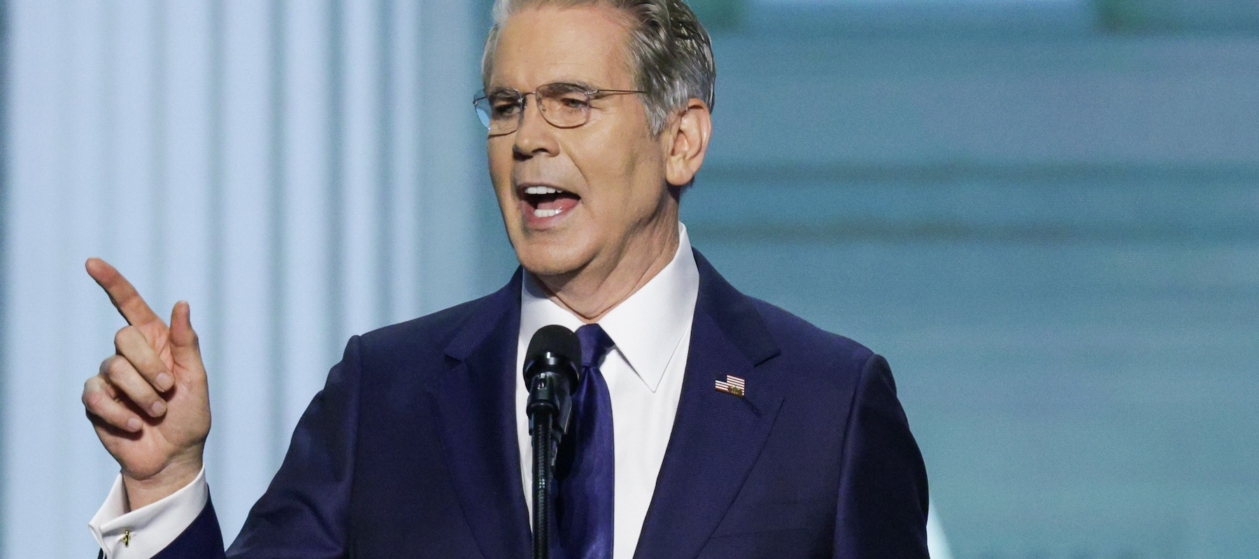 U.S. Treasury Secretary Scott Bessent speaking at the 2026 Republican National Convention.