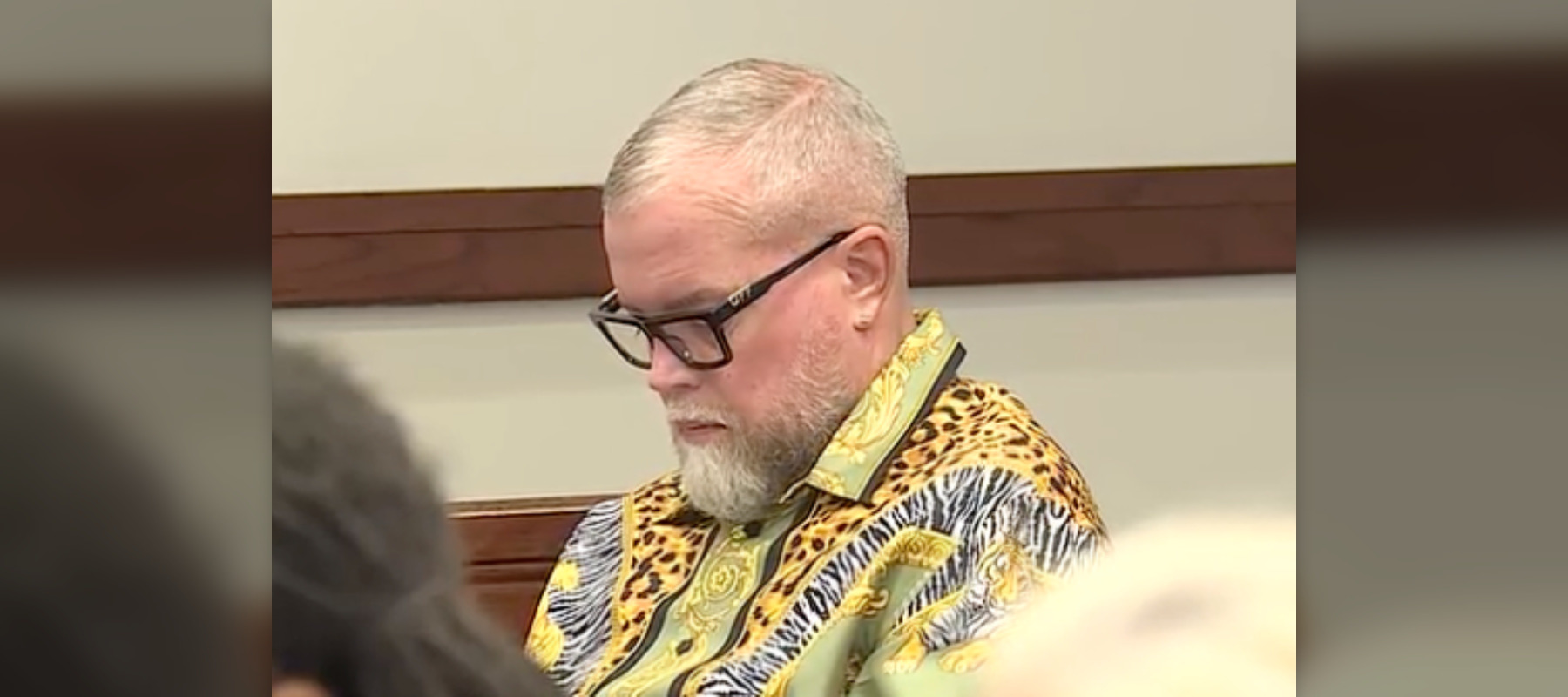 James Farthing attends a court proceeding for one of his charges.