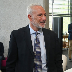 Peter Schiff and attends the London Blockchain Conference at The Queen Elizabeth II Conference Centre on June 02, 2023.
