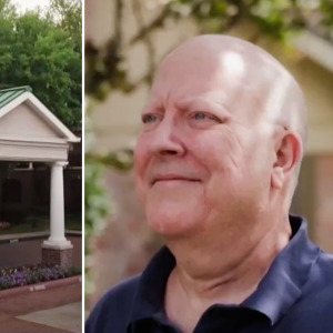 senior home and man