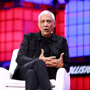 Vinod Khosla speaks on Centre Stage during day one of Collision 2024.