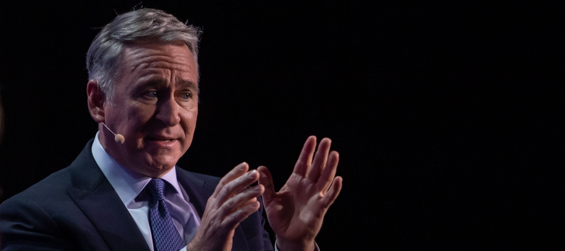 Ken Griffin, founder and CEO of the hedge fund Citadel LLC, speaks at the Milken Institute's Global Conference in 2024.