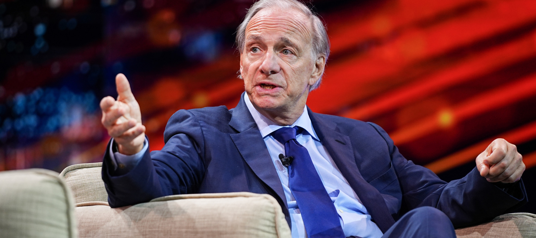 Ray Dalio speaks at the Fortune Global Forum Riyadh 2025.