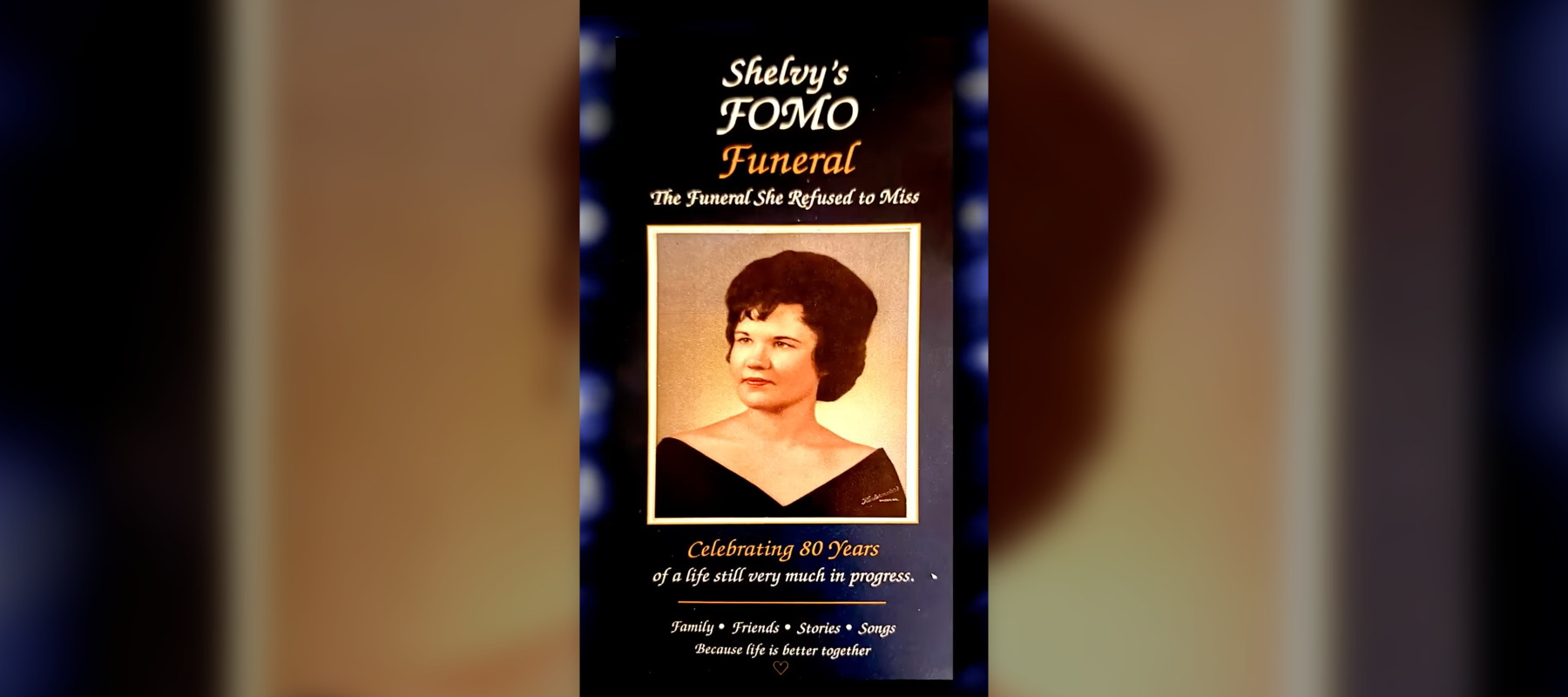 Shelvy Neal's FOMO funeral invitation