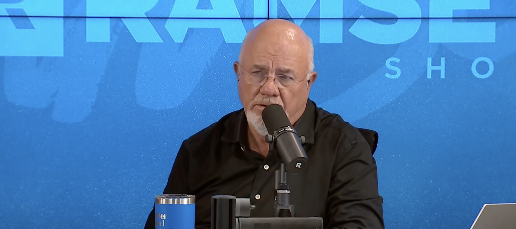Dave Ramsey gives advice to a caller about her new relationship live from his radio show studio.