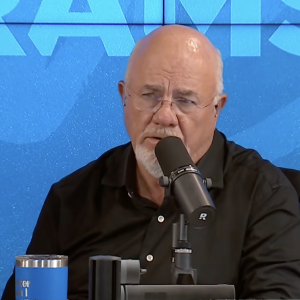 Dave Ramsey gives advice to a caller about her new relationship live from his radio show studio.