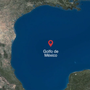 Two still images from the Tecate Gulf of Mexico Bar campaign.