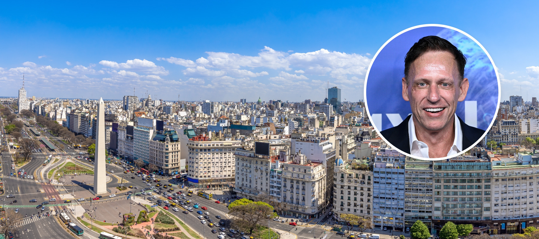 Peter Thiel is seeking citizenship in Buenos Aires, Argentina.