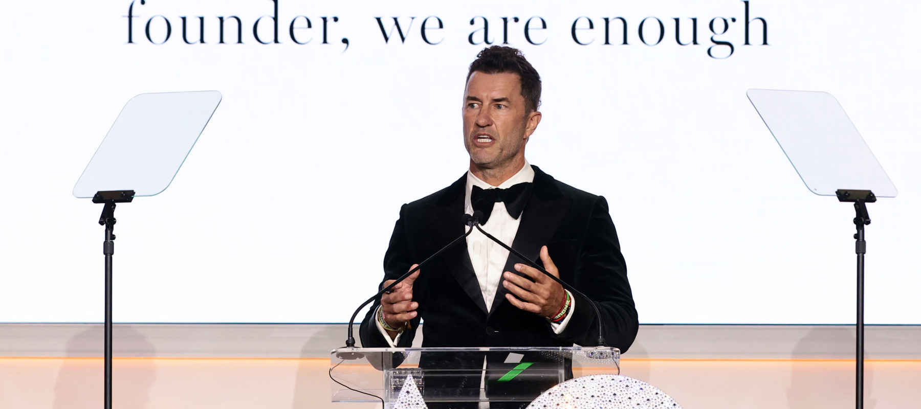 Blake Mycoskie speaks during the 2026 Accessories Council Excellence Awards at The Pierre Hotel.