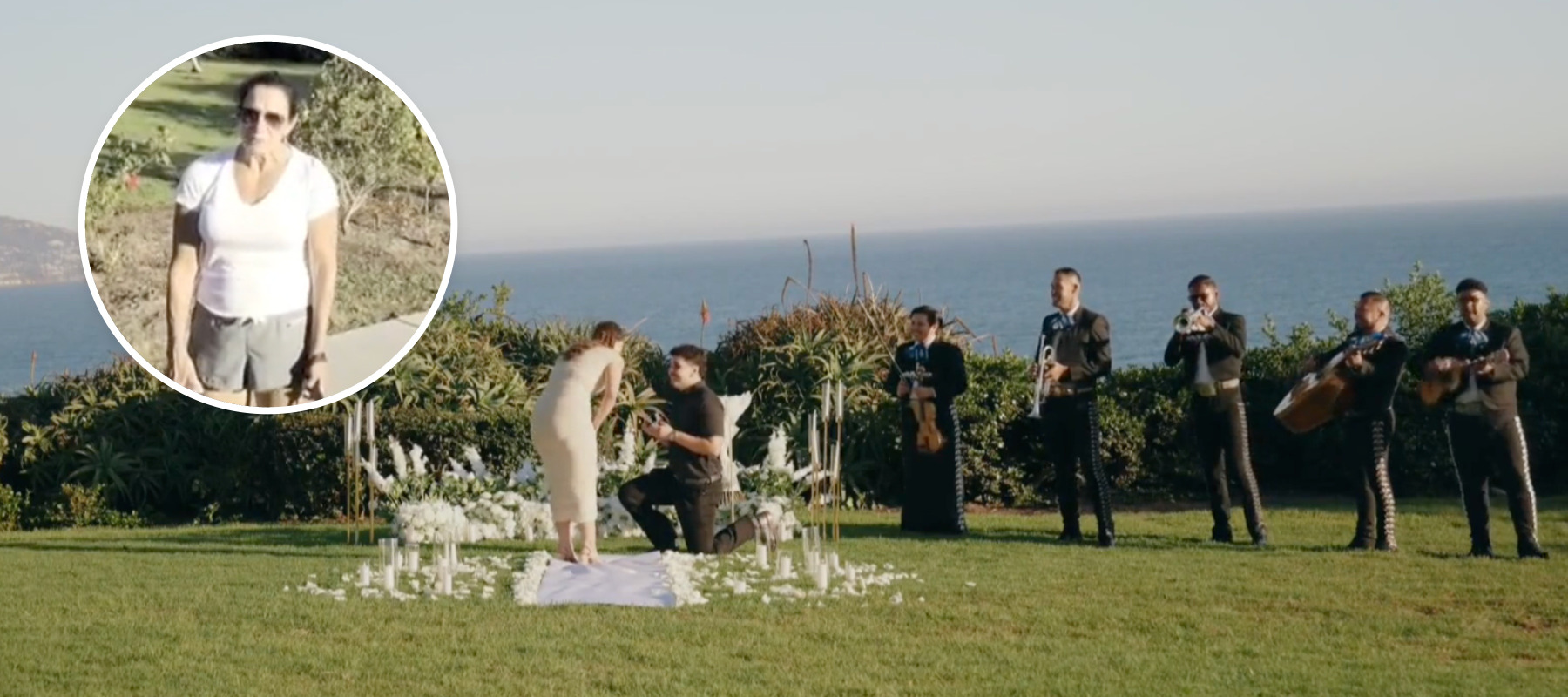 Hayley Lugo's proposal was interrupted by a passerby's racist outburst.