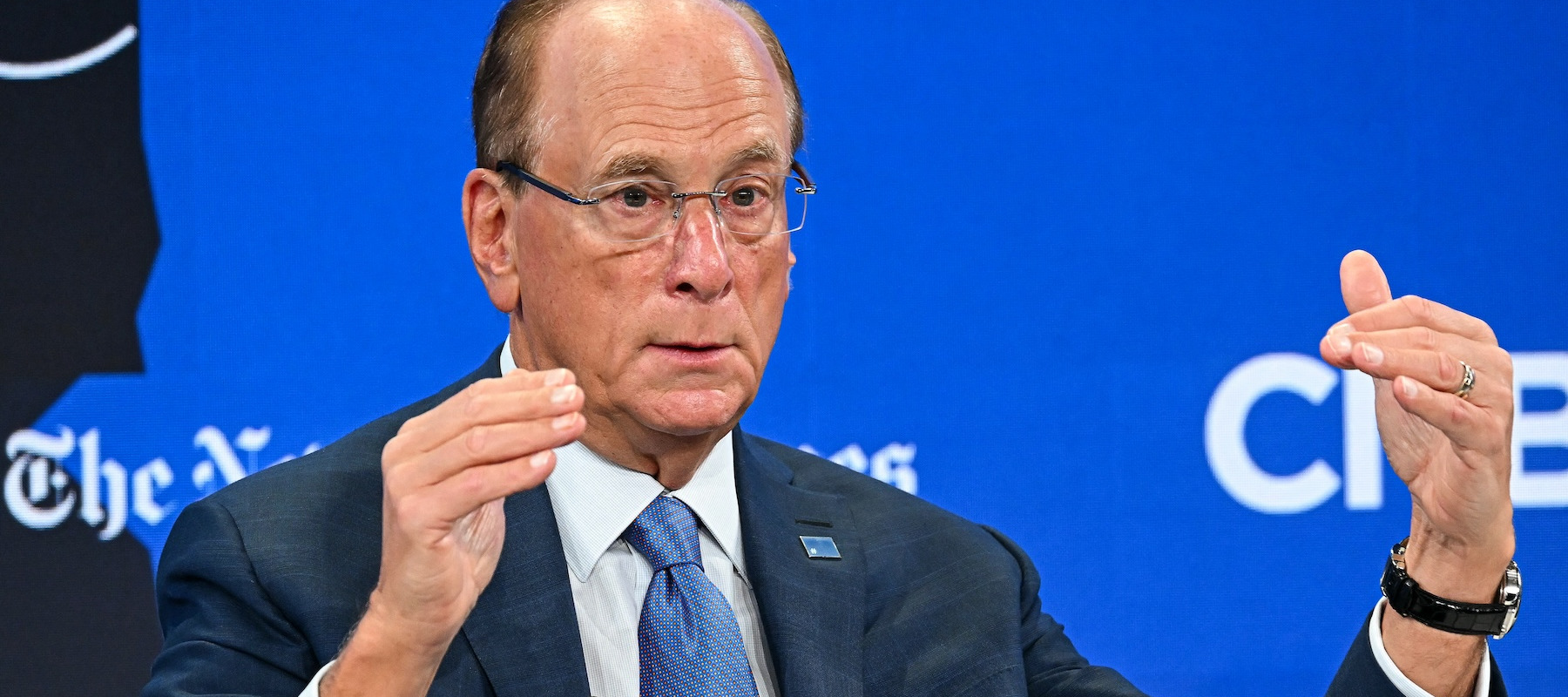 BlackRock CEO Larry Fink.